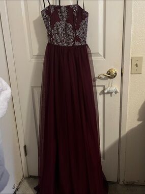 slim fit dress slacks Kaia Strapless High Slit Formal Dress main image 1
